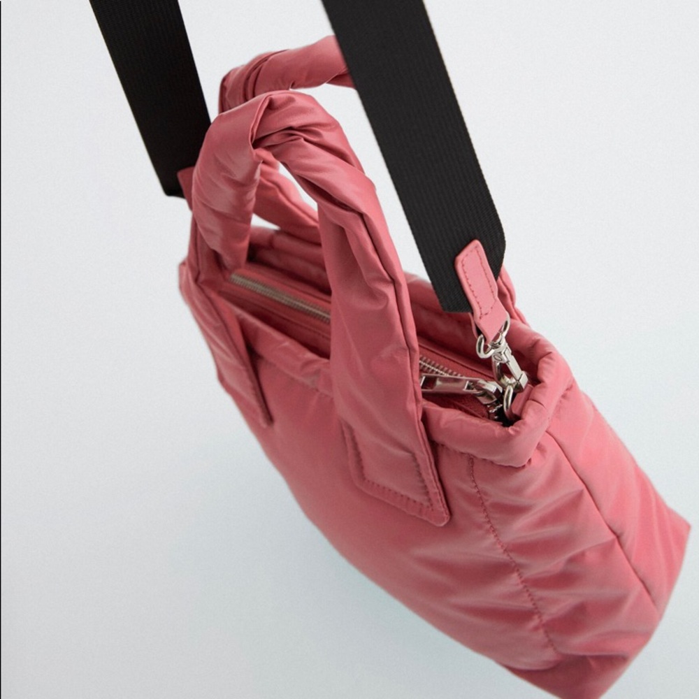 Mini Quilted tote bag Pink